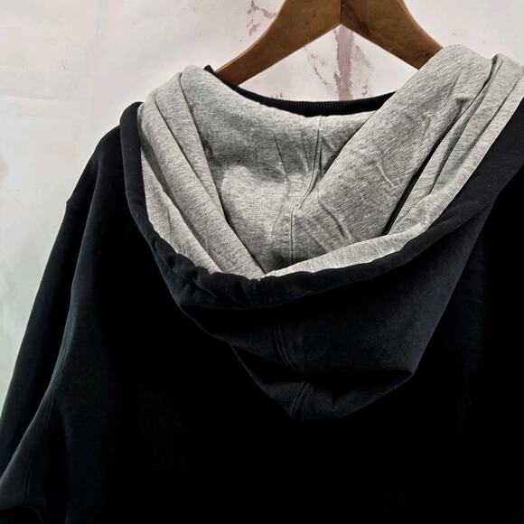 Chubbies Hoodie Mens Large Black Pullover Sweatshirt Night Schwoodie Gray - Picture 6 of 11